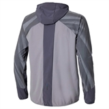 Mizuno ACTIVE ALPHA HODDED JACKET "ODYSSEY GRAY" Куртка беговая ветрозащитная Серый - фото 324524