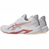 Asics NETBURNER BALLISTIC FF 4 (W) Кроссовки волейбольные женский Белый/Розовый - фото 324894