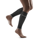 CEP ULTRALIGHT COMPRESSION CALF SLEEVES Компрессионные гетры для бега ультратонкие Черный - фото 325080