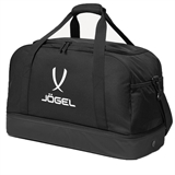 Jögel DIVISION DOUBLE BOTTOM BAG Сумка спортивная с двойным дном Черный/Белый - фото 325544