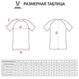 Jögel CAMP REGLAN JERSEY Футболка игровая футбольная Красный/Черный - фото 325791