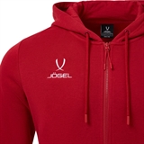 Jögel ESSENTIAL FLEECE ZIP HOODIE Худи на молнии Темно-красный - фото 325814