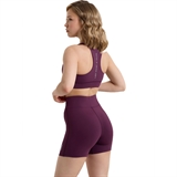 7/6 ANA SHORTS 2.0 "POTENT PURPLE" Шорты под платье теннисные женские Бордовый - фото 325975