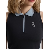 7/6 KRIS TOP "EBONY" Топ теннисный женский Темно-синий/Голубой - фото 325994