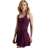 7/6 NATA SLEEVELESS T-SHIRT "POTENT PURPLE" Майка теннисная женская Бордовый - фото 325998