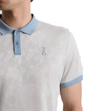 7/6 ANDY POLO "ANTARCTICA" Поло теннисное Белый/Голубой - фото 326002