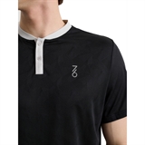 7/6 ANKL POLO 2.0 "EBONY" Поло теннисное Темно-синий/Белый - фото 326017