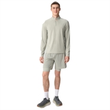 Gri SS26-48M ВЕСНА Лонгслив беговой на молнии Серый - фото 326351