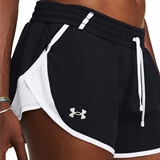 Under Armour FLY-BY (W) Шорты беговые женские Черный/Белый - фото 326545