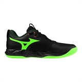 Mizuno WAVE MOMENTUM PRO Кроссовки волейбольные Черный/Салатовый - фото 326686