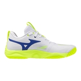 Mizuno WAVE MOMENTUM ELITE Кроссовки волейбольные Белый/Темно-синий/Желтый - фото 326692