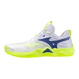 Mizuno WAVE MOMENTUM ELITE Кроссовки волейбольные Белый/Темно-синий/Желтый - фото 326694