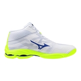 Mizuno WAVE LIGHTNING PRO MID Кроссовки волейбольные Белый/Синий/Желтый - фото 326704