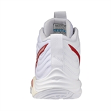 Mizuno WAVE MOMENTUM ELITE MID (W) Кроссовки волейбольные женские Белый/Красный - фото 326720