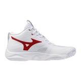 Mizuno WAVE MOMENTUM ELITE MID (W) Кроссовки волейбольные женские Белый/Красный - фото 326722