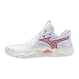 Mizuno WAVE MOMENTUM ELITE (W) Кроссовки волейбольные женские Белый/Красный - фото 326736