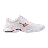 Mizuno WAVE LIGHTNING ELITE (W) Кроссовки волейбольные женские Белый/Красный - фото 326739