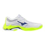 Mizuno WAVE LIGHTNING ELITE Кроссовки волейбольные Белый/Темно-синий/Желтый - фото 326746