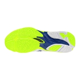 Mizuno WAVE LIGHTNING ELITE Кроссовки волейбольные Белый/Темно-синий/Желтый - фото 326747