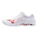Mizuno WAVE LIGHTNING PRO (W) Кроссовки волейбольные женские Белый/Красный - фото 326764