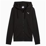 Puma ESS FULL-ZIP FLEECE HOODIE (W) Куртка беговая женская Черный - фото 328086