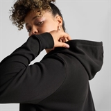 Puma ESS FULL-ZIP FLEECE HOODIE (W) Куртка беговая женская Черный - фото 328089