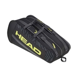 Head BASE RACQUET BAG M Сумка для ракеток Черный/Салатовый - фото 328269
