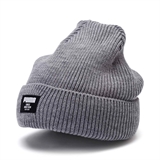 Puma RIBBED CLASSIC BEANIE Шапка Серый - фото 328319