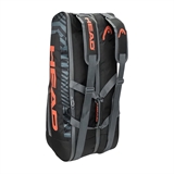 Head BASE RACQUET BAG M Сумка для ракеток Черный/Оранжевый - фото 328325