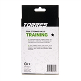 Torres TRAINING 1* (TT23015) Мячи для настольного тенниса (6 шт) Белый - фото 328715