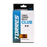 Torres CLUB 2* (TT23013) Мячи для настольного тенниса (6 шт) Оранжевый - фото 328727