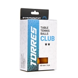 Torres CLUB 2* (TT23013) Мячи для настольного тенниса (6 шт) Оранжевый - фото 328728