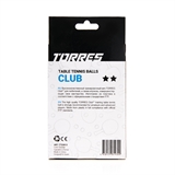 Torres CLUB 2* (TT23013) Мячи для настольного тенниса (6 шт) Оранжевый - фото 328730