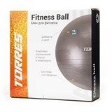 Torres FB122575 Мяч гимнастический 75 см Серый - фото 328738