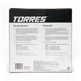 Torres FB122575 Мяч гимнастический 75 см Серый - фото 328739