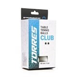 Torres CLUB 2* (TT23014) Мячи для настольного тенниса (6 шт) Белый - фото 328749