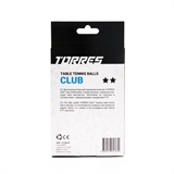 Torres CLUB 2* (TT23014) Мячи для настольного тенниса (6 шт) Белый - фото 328751