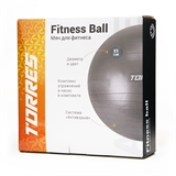 Torres FB122585 Мяч гимнастический 85 см Серый - фото 328767
