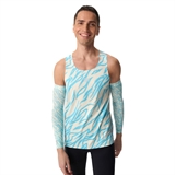 Gri SS26-79U Рукава беговые Молочно-голубой - фото 329143