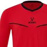 Jögel DIVISION PERFORMDRY REFEREE LS TEE 2.0 Футболка судейская с длинным рукавом Красный - фото 329524