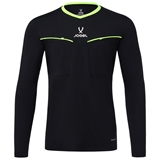 Jögel DIVISION PERFORMDRY REFEREE LS TEE 2.0 Футболка судейская с длинным рукавом Черный/Салатовый - фото 329559