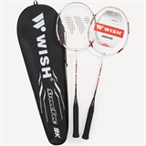 Wish STEELTEC 9 Набор для бадминтона (2 ракетки) Белый/Красный - фото 329759