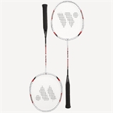 Wish STEELTEC 9 Набор для бадминтона (2 ракетки) Белый/Красный - фото 329760