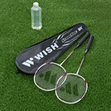 Wish STEELTEC 9 Набор для бадминтона (2 ракетки) Белый/Красный - фото 329768