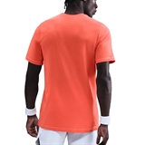 Nike COURT DRI-FIT Футболка теннисная Оранжевый/Белый - фото 329909