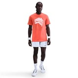Nike COURT DRI-FIT Футболка теннисная Оранжевый/Белый - фото 329912