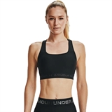 Under Armour MID CROSSBACK BRA (W) Бра-топ женский Черный - фото 329932