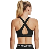 Under Armour MID CROSSBACK BRA (W) Бра-топ женский Черный - фото 329933