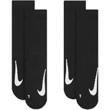 Nike COURT MULTIPLIER CUSHIONED CREW SOCKS Носки теннисные (2 пары) Черный/Белый - фото 329972