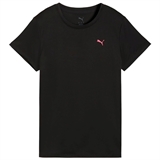 Puma RUN CLUB GRAPHIC TEE (W) Футболка беговая женская Черный/Розовый - фото 330299